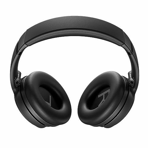 Black over-ear wireless headphones